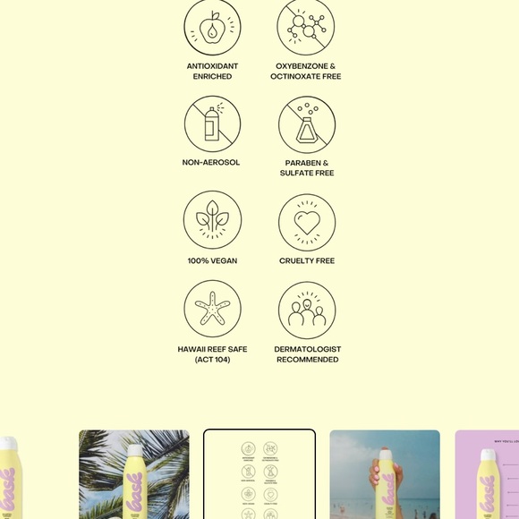 Bask SPF 50 spray sealed new - Picture 3 of 4